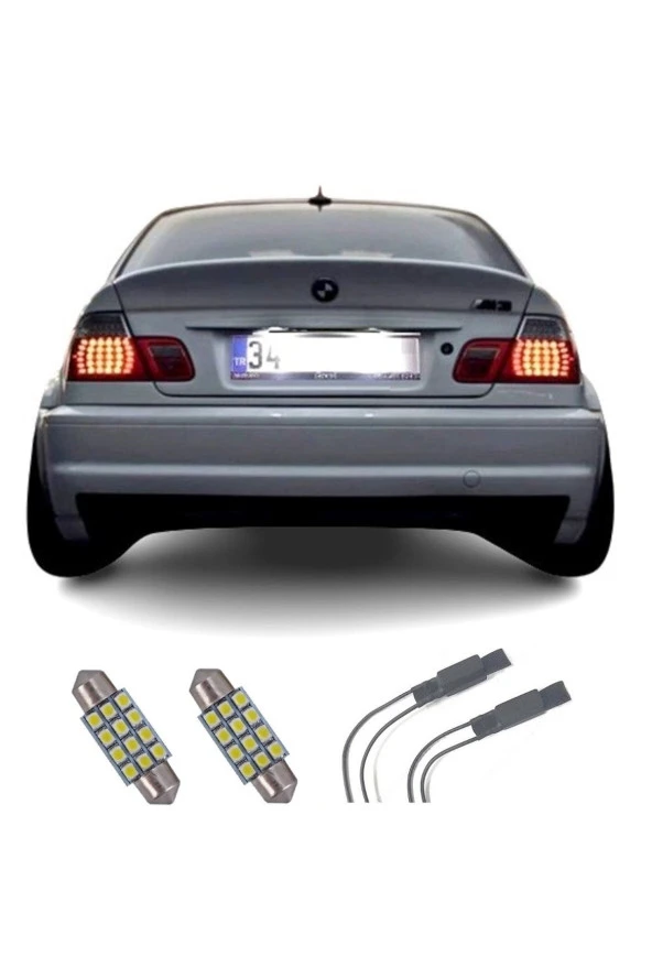 Fardoktoru Bmw E46 Beyaz Led Plaka Aydınlatma Ampul Seti ürün görseli 1