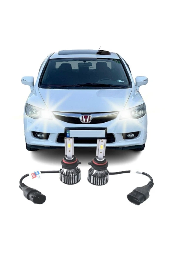 Fardoktoru Honda Cıvıc Fd6 Led Uzun Far Ampulü Mono Hb3 9005 ürün görseli 1