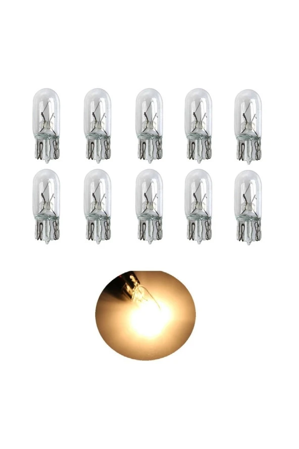 Fardoktoru T10 Halojen Dipsiz Oto Ampülü Photon Uyumlu  W5w Ph5715 10adet ürün görseli 1