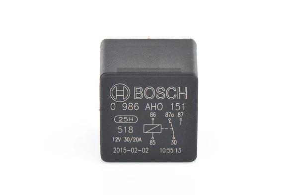 BOSCH MİNİ RÖLE 12V 30AH 5 UÇLU SAPSIZ 0986AH0151 ürün görseli 1