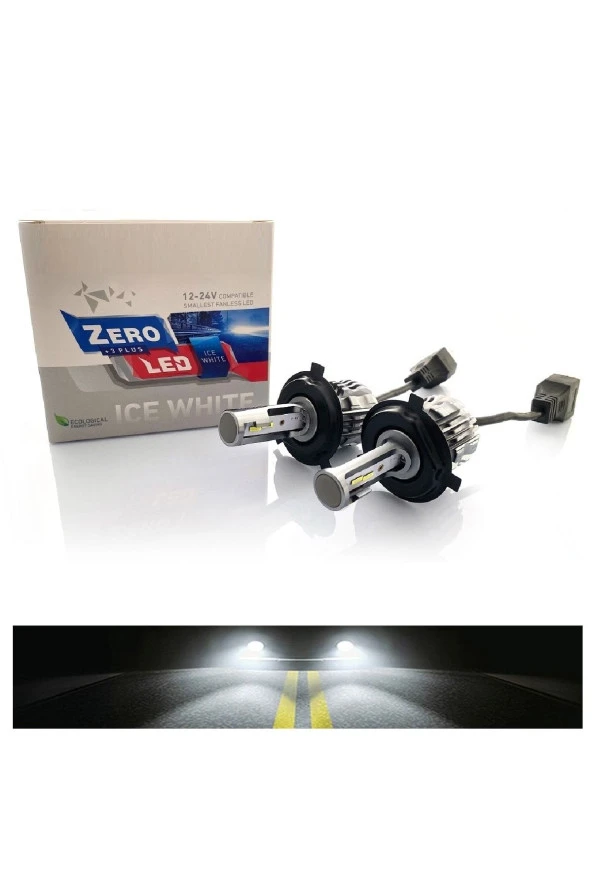 Fardoktoru H4 Led Xenon Oto Ampul Zero Fansız Beyaz ürün görseli 1