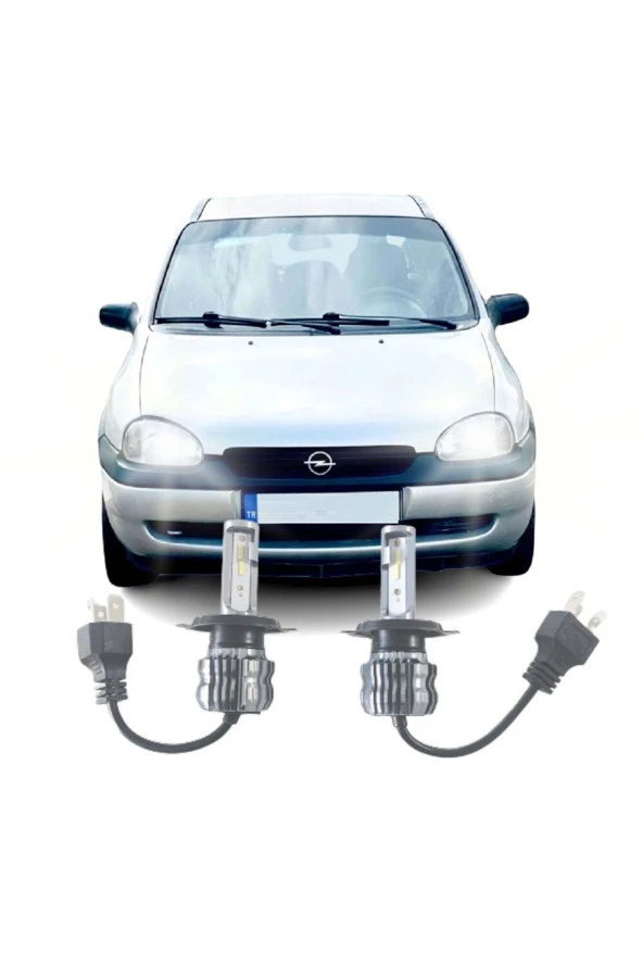 Fardoktoru Opel Corsa B Led Xenon Oto Ampul Photon Zero H4 Uyumlu ürün görseli 1