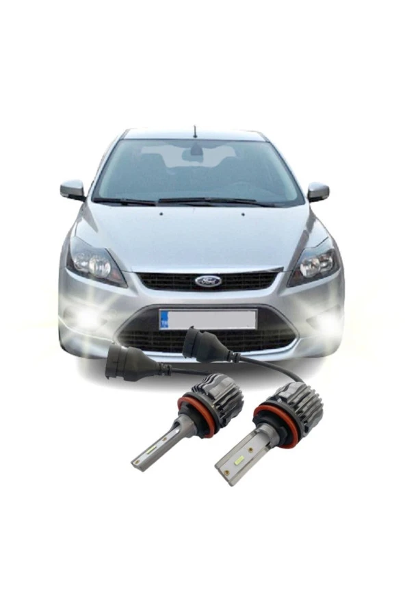 Fardoktoru Ford Focus 2 Makyajlı Led Sis Farı Ampulü Zero H8 H11 ürün görseli 1