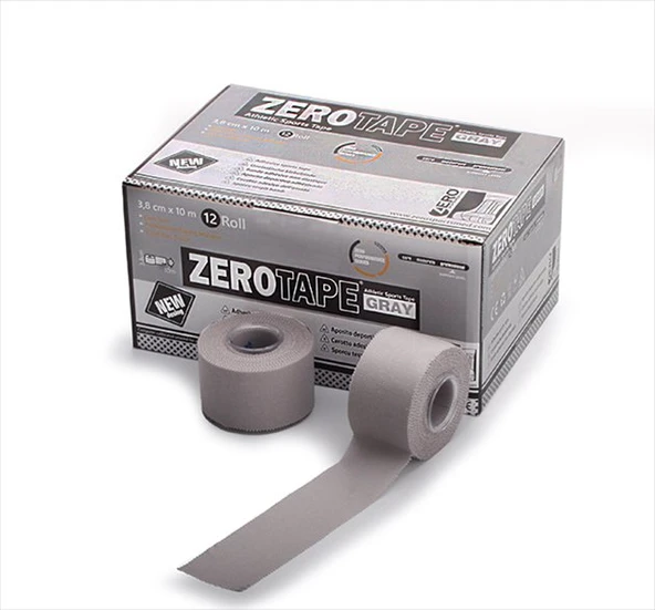 Zerotape Gri 3,8Cm X 10M Sporcu Tespit Bandı ürün görseli 1