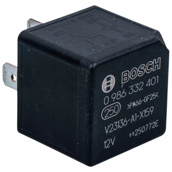 BOSCH MİNİ RÖLE 12V 30AH 5 UÇLU 0332209151 ürün görseli 1