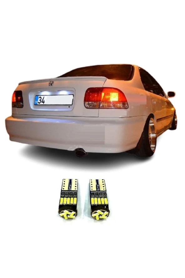 Fardoktoru Honda Cıvıc Ies Led Plaka Lambası Aydınlatma Ampulü T10 ürün görseli 1