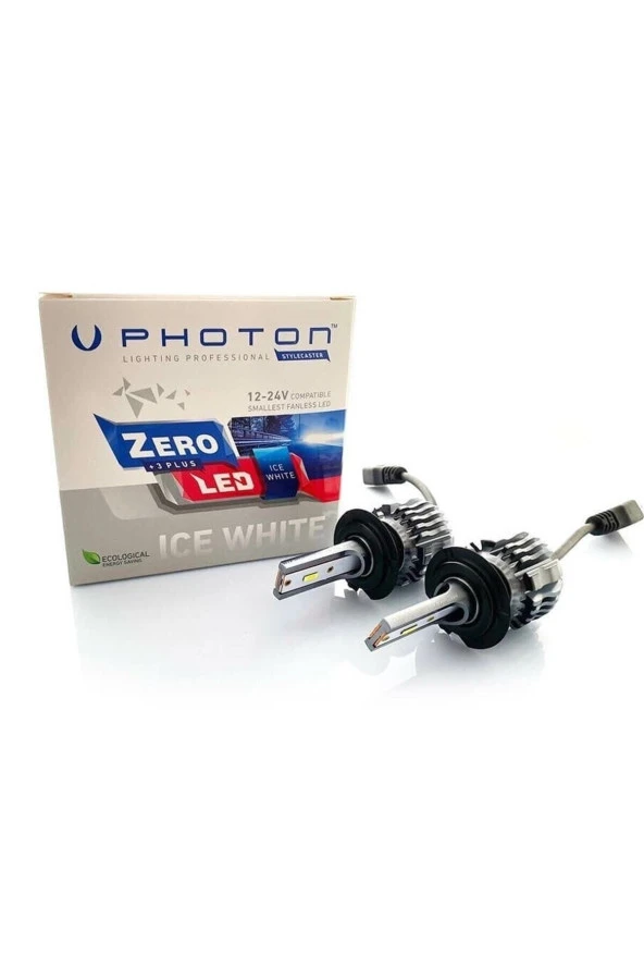 Photon Zero H7 3 Plus Fransız Led 12volt-24volt Ice White Fansız ürün görseli 1