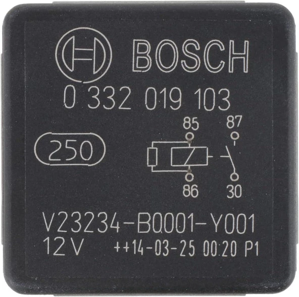 BOSCH RÖLE 30A 12V 0332019103 - Resim 2