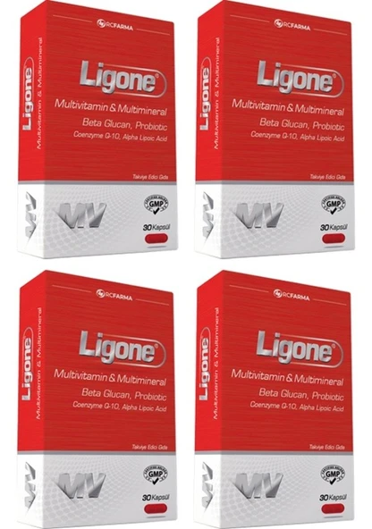 Ligone Beta-Glucan Probiotic Multivitamin 30 Tablet 4 Adet ürün görseli 1