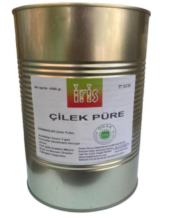 ÇİLEK PÜRE ODAK (5KG) - Resim 2