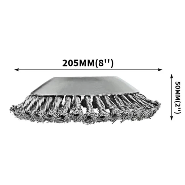 Ital Tırpan Başlığı Kıyı Temizleme Çelik Telli Universal 20 cm ürün görseli 1