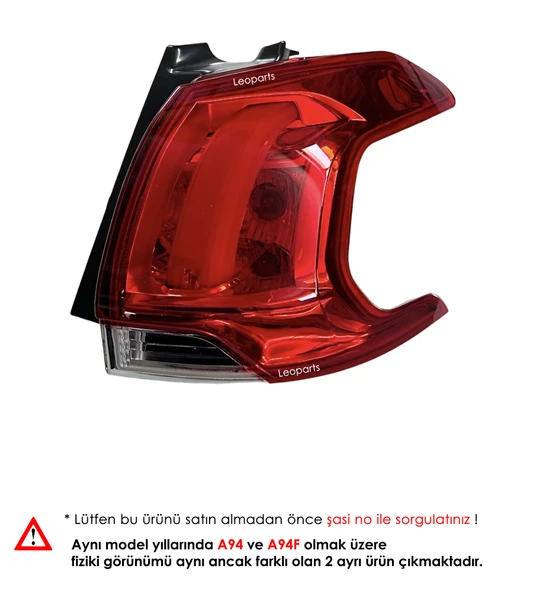 Leoparts Peugeot 2008 Stop Lambası Dış Sağ 2013-2016 9806592380 ürün görseli 1