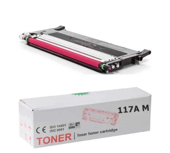 HP UYUMLU W2073A (117A) KIRMIZI ÇİPLİ Muadil Toner ürün görseli 1