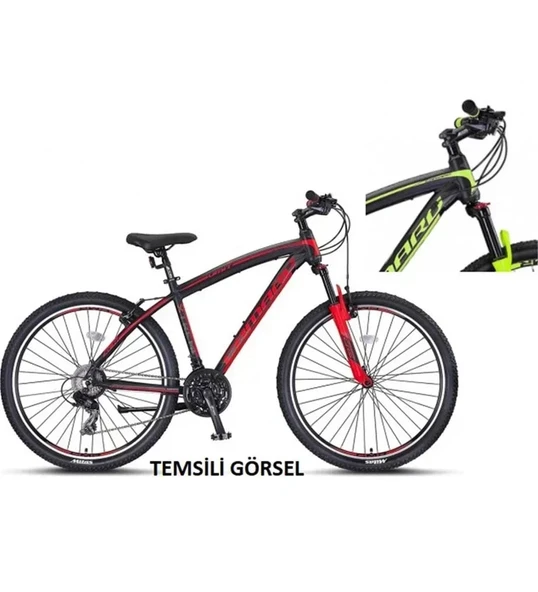 ÜMİT 2762 CAMARO M ERKEK DAĞ BİSİKLETİ 459H V 27.5 JANT 21 VİTES SİYAH LİME ürün görseli 1