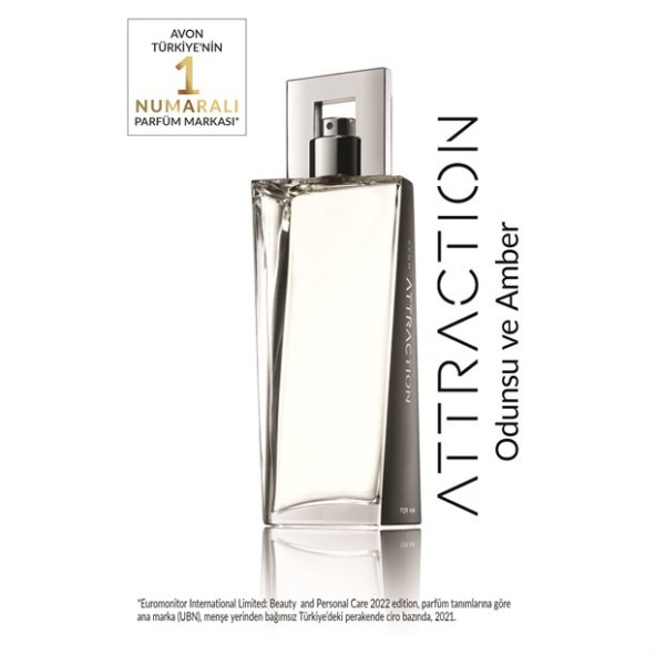 Avon Attraction Erkek Parfüm EDT 75ml ürün görseli 1