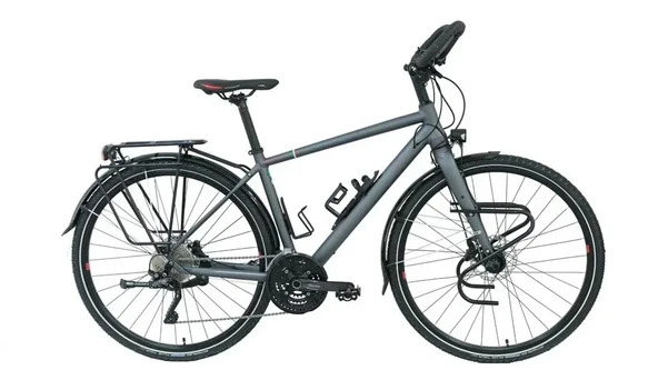 CARRARO CR-T WORLD ERKEK ŞEHİR BİSİKLETİ 460H HD 28 JANT 22 VİTES MAT ANTRASİT KIRMIZI ürün görseli 1