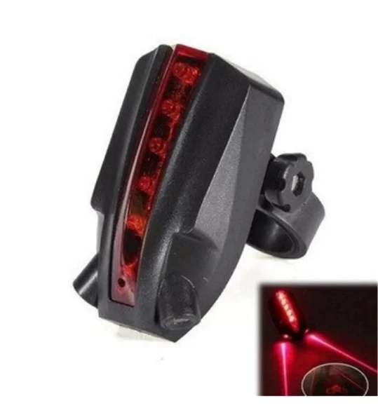 TAIL LIGHT ARKA IŞIK 2 LAZER 5 LED SİYAH ürün görseli 1