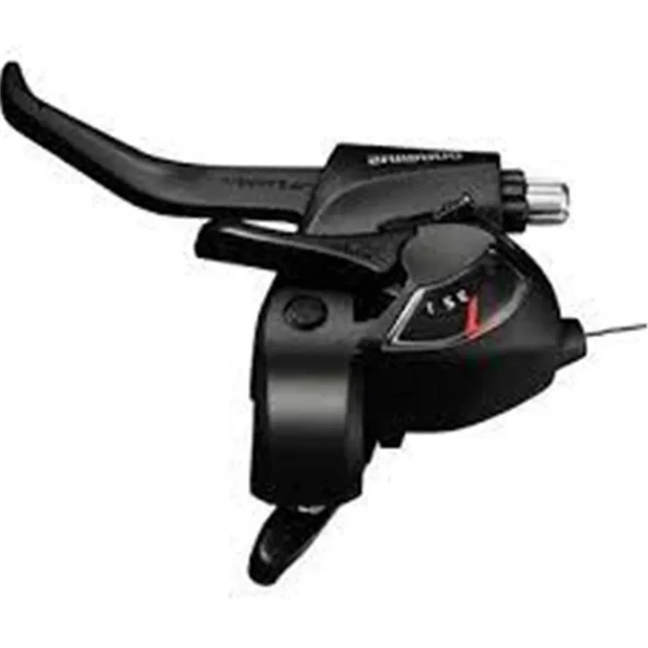 SHIMANO VİTES FREN KOLU L 3 VİTES TOURNEY SOL SİYAH ST-EF417-L ürün görseli 1
