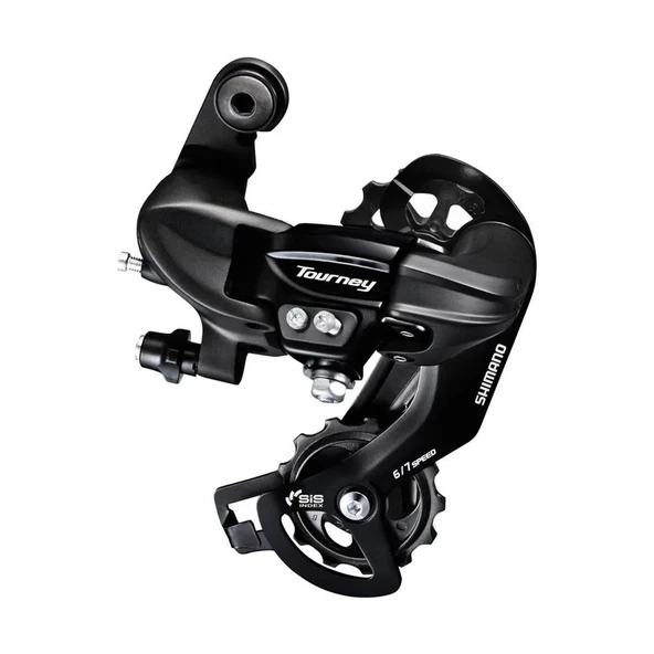 SHIMANO TOURNEY ARKA AKTARICI RD-TY300D 6/7 VİTES UZUN BACAK SİYAH ürün görseli 1