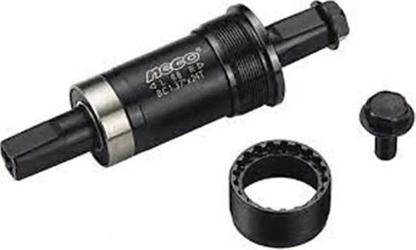 NECO BİSİKLET KASET ORTA YATAK RULMANLI 119MM KUTULU SİYAH YTK-205 ürün görseli 1