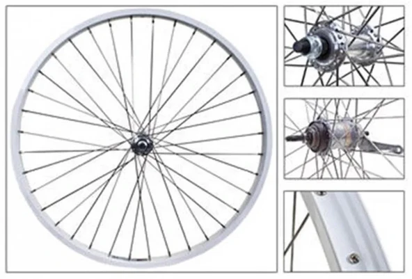 26''x1.75 Alu.Jantlı 3 vitesli Nexus İç Dişli / Coaster Fren Arka Tekerlek Takım ürün görseli 1