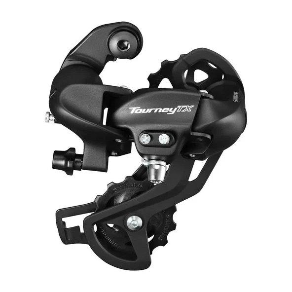 SHIMANO TOURNEYTX 7/8 VİTES ARKA AKTARICI RD-TX800 UZUN BACAK SİYAH ürün görseli 1