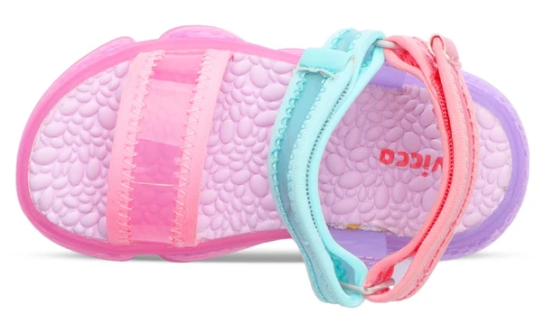 Vicco Flora Ortopedik Işıklı Çocuk Sandalet - Resim 6