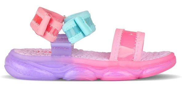 Vicco Flora Ortopedik Işıklı Çocuk Sandalet - Resim 5