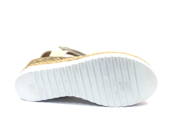 Ayakdaş 1035 Dolgu Taban Kadın Sandalet - Resim 4