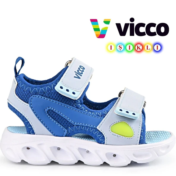 Vicco Roy Işıklı Ortopedik Çocuk Sandalet - Resim 2