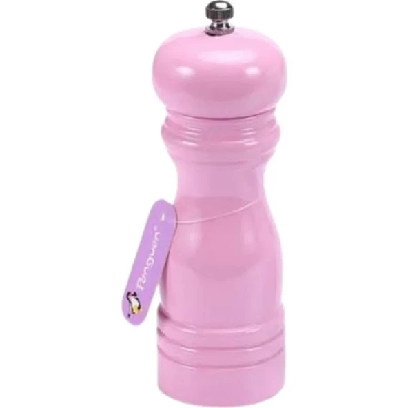 PENGUEN 1555 AHŞAP KARABİBER TUZ BAHARAT ÖĞÜTÜCÜ PEMBE ürün görseli 1