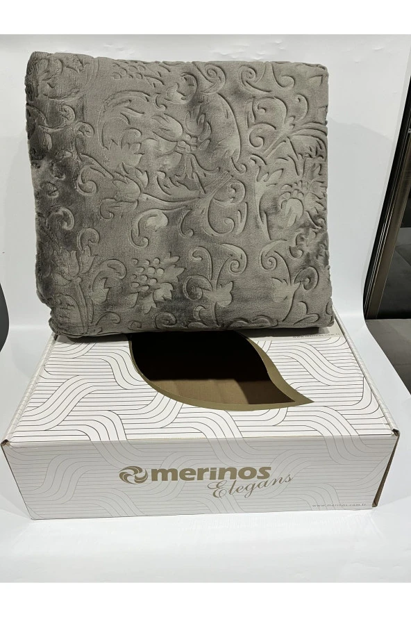 Merinos Elegance Çift Kişilik Vizon Battaniye ürün görseli 1