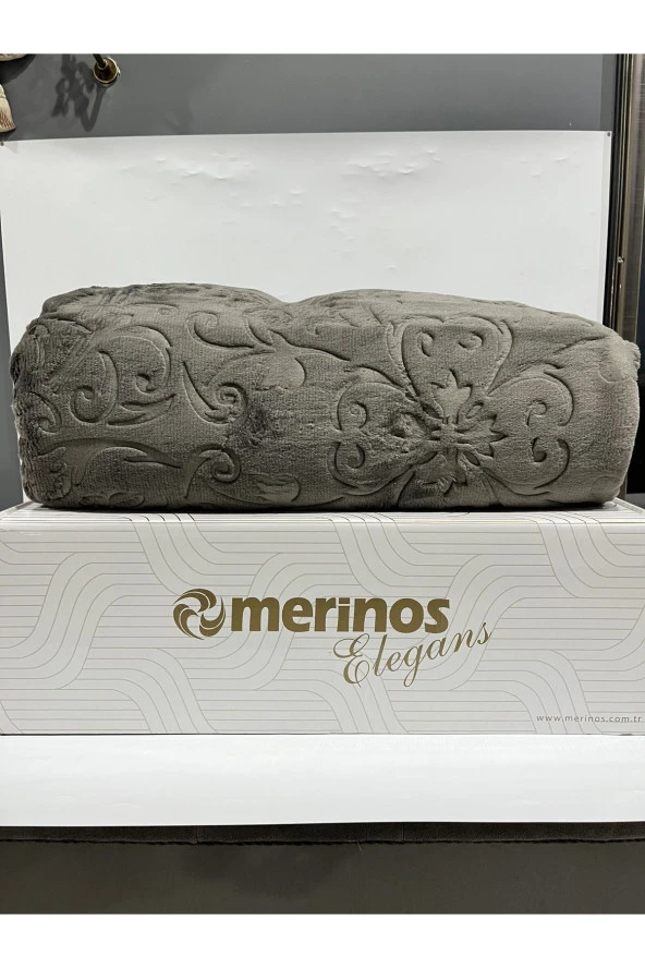 Merinos Elegance Çift Kişilik Vizon Battaniye - Resim 3