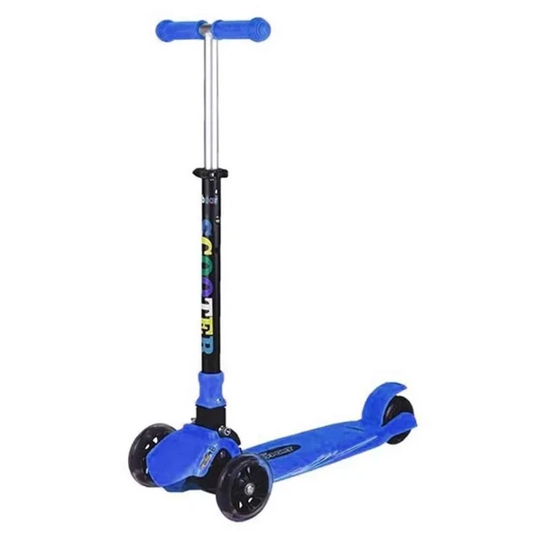 BABYHOPE JY-H01 POWER SCOOTER IŞIKLI 3 TEKER MAVİ ürün görseli 1