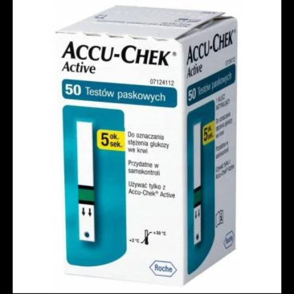 Accu-Chek Şeker Strip Active 50'li ürün görseli 1
