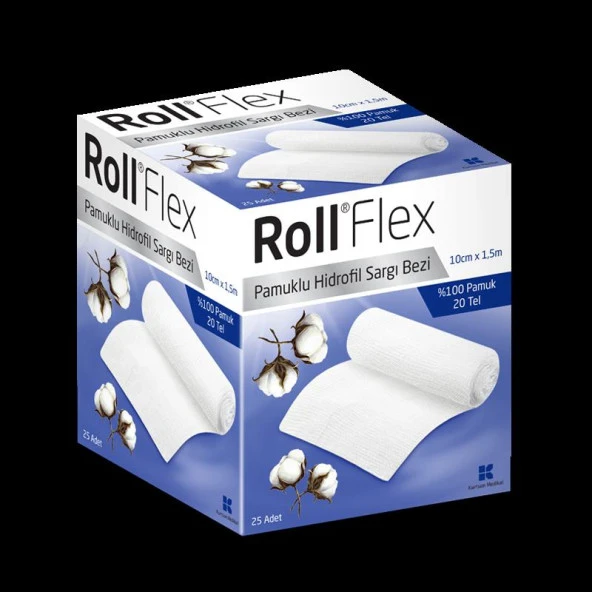 Roll Flex Sargı Bezi 10 cm x 1,5 m Tekli ürün görseli 1