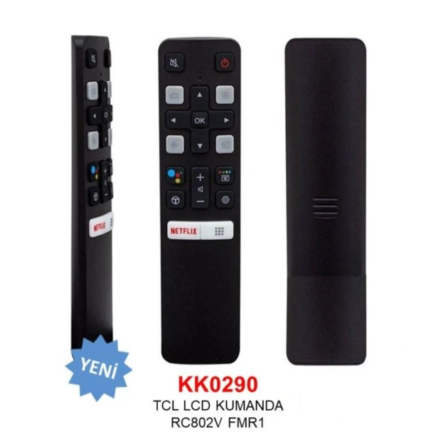 Tcl Kl Tcl Rc 802V Fmr1 50 - 55 Androıd Tv Lcd-Led Tv Kumanda ürün görseli 1