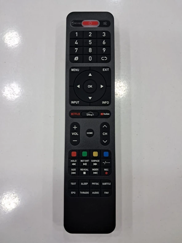 SUNGATE DİSNEY-NETFLİX-YOUTUBE TUŞLU LCD TV KUMANDASI ürün görseli 1