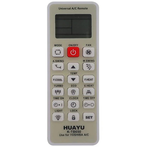 Toshiba K-TB650 Universal Akıllı Klima Kumandası ürün görseli 1