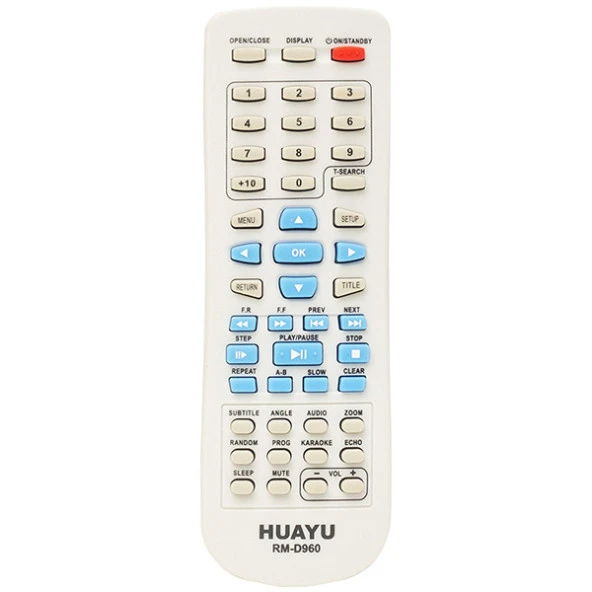HUAYU KD RM-D960 TOSHIBA DVD UNIVERSAL KUMANDA ürün görseli 1