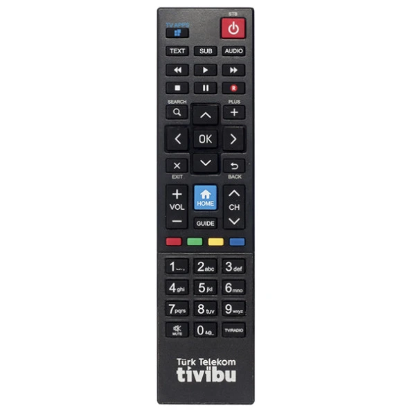 TIVIBU HOME+TV APPS TUŞLU UYDU 2020  KUMANDASI ürün görseli 1