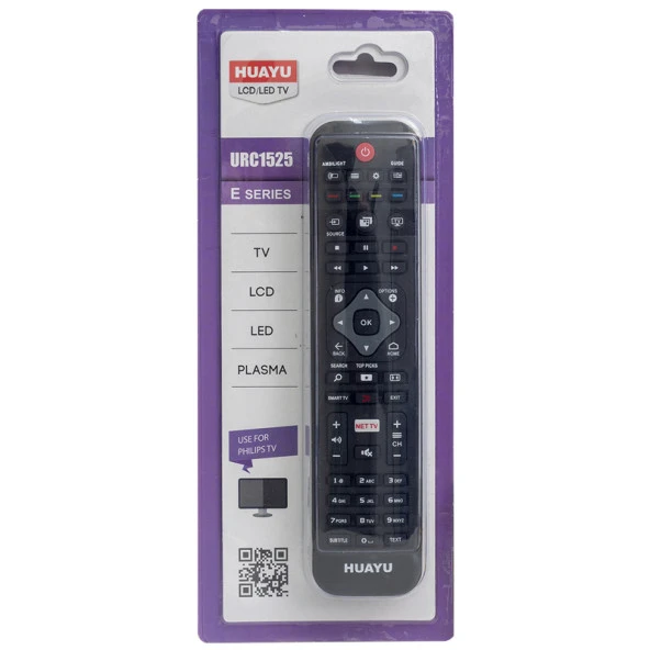 PHILIPS NET TV TUŞLU LCD-LED TV UNIVERSAL KUMANDA-(19277) ürün görseli 1