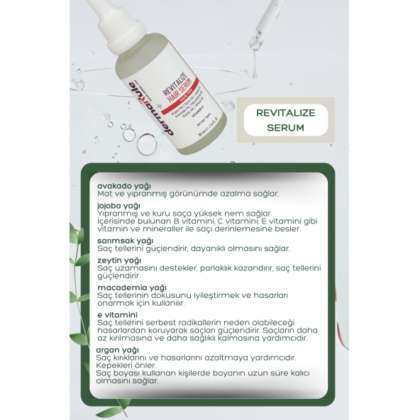 DERMARULE CONDENSED VE REVITALIZE SERUM - Resim 3