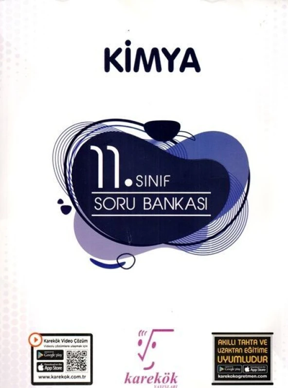 11.Sınıf Kimya Soru Bankası Karekök Yayınları ürün görseli 1