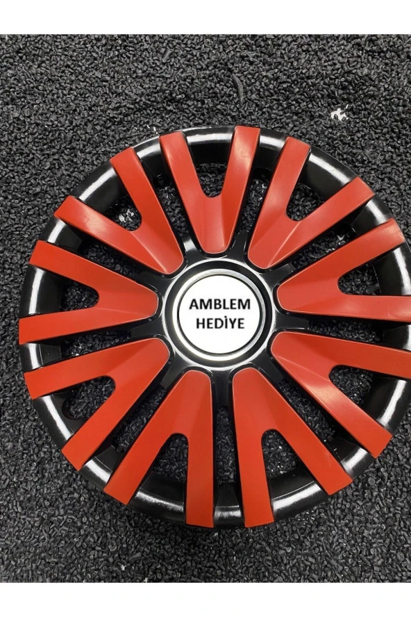RENAULT 13 INC KIRMIZI Renkli JANT KAPAĞI KIRILMAZ RENO 3911K9renault ürün görseli 1