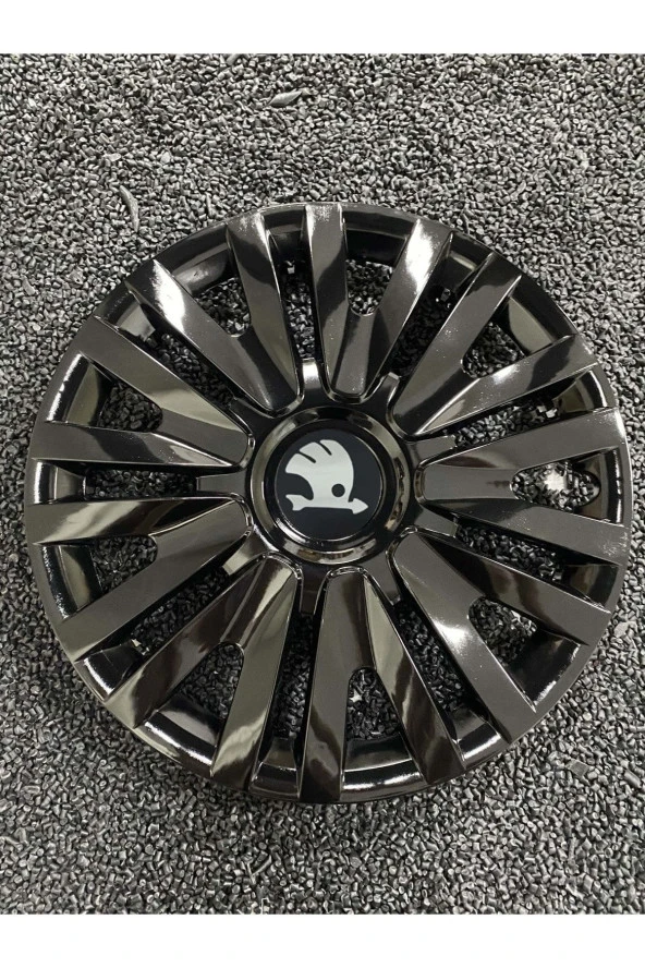 Skoda 14" Inç Inç Kırılmaz Jant Kapağı 4 Adet Siyah 4911syhskoda ürün görseli 1