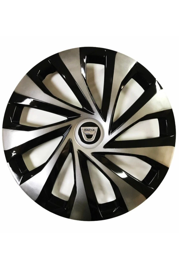 Dacia Sandero Uyumlu 15 Inç Piano Black Siyah Renkli Jant Kapağı 4 Adet 5810Çiftdacia ürün görseli 1