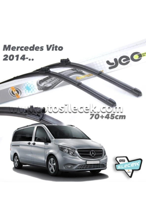 Mercedes Vito Aeroflex Ön Silecek Takımı 2014-... ürün görseli 1