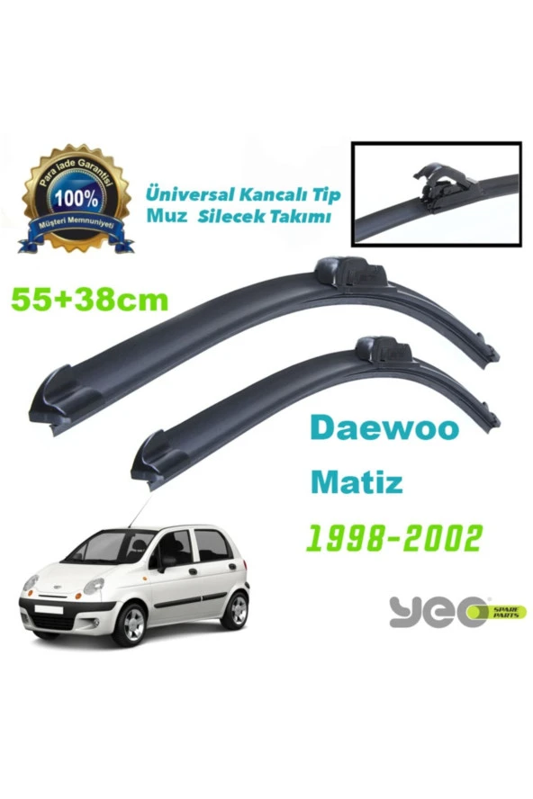 Daewoo Matiz Aeroflex Muz Silecek Takımı 1998-2002 ürün görseli 1
