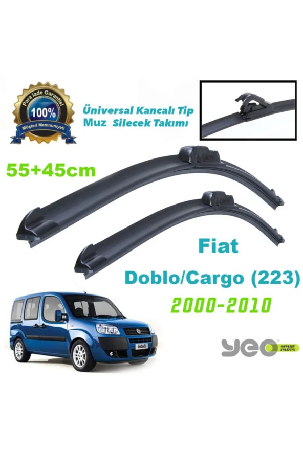 Fiat Doblo Aeroflex Muz Silecek Takımı 2000-2010 ürün görseli 1